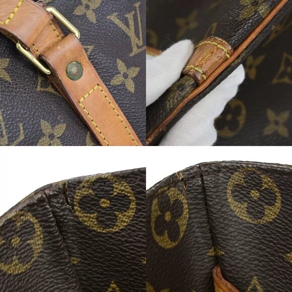 AUTHENTICITY GUARANTEED LOUIS VUITTON Sac Shopping Shoulder Tote Bag Monogram - Picture 14 of 16
